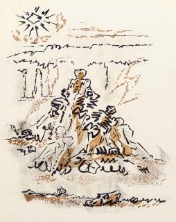 Andrè Masson - Les conquérants: 14 Plates (Saphire 260; 263-9; 272; 278-9; and 284-5)