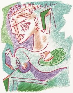 Andre Masson - Patrick Waldberg, Une Étoile de Craie, Au Pont des Arts & Galerie L. Weill, Paris, 1973 (Cramer 97)