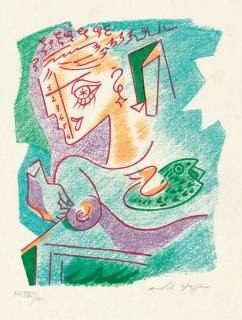 Andre Masson - Patrick Waldberg, Une Etoile de Craie, Au Pont des Arts & Galerie L. Weill, Paris, 1973 (Cramer & Saphire 97)