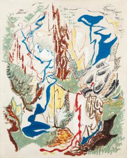 André Masson - Paysage à l\'oiseau blessé