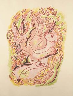 Andre Masson - Pour Les Sonnets De Louise Labé