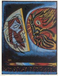 André Masson - [Sun and Moon]