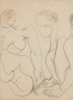 André Masson - Trois nus assis