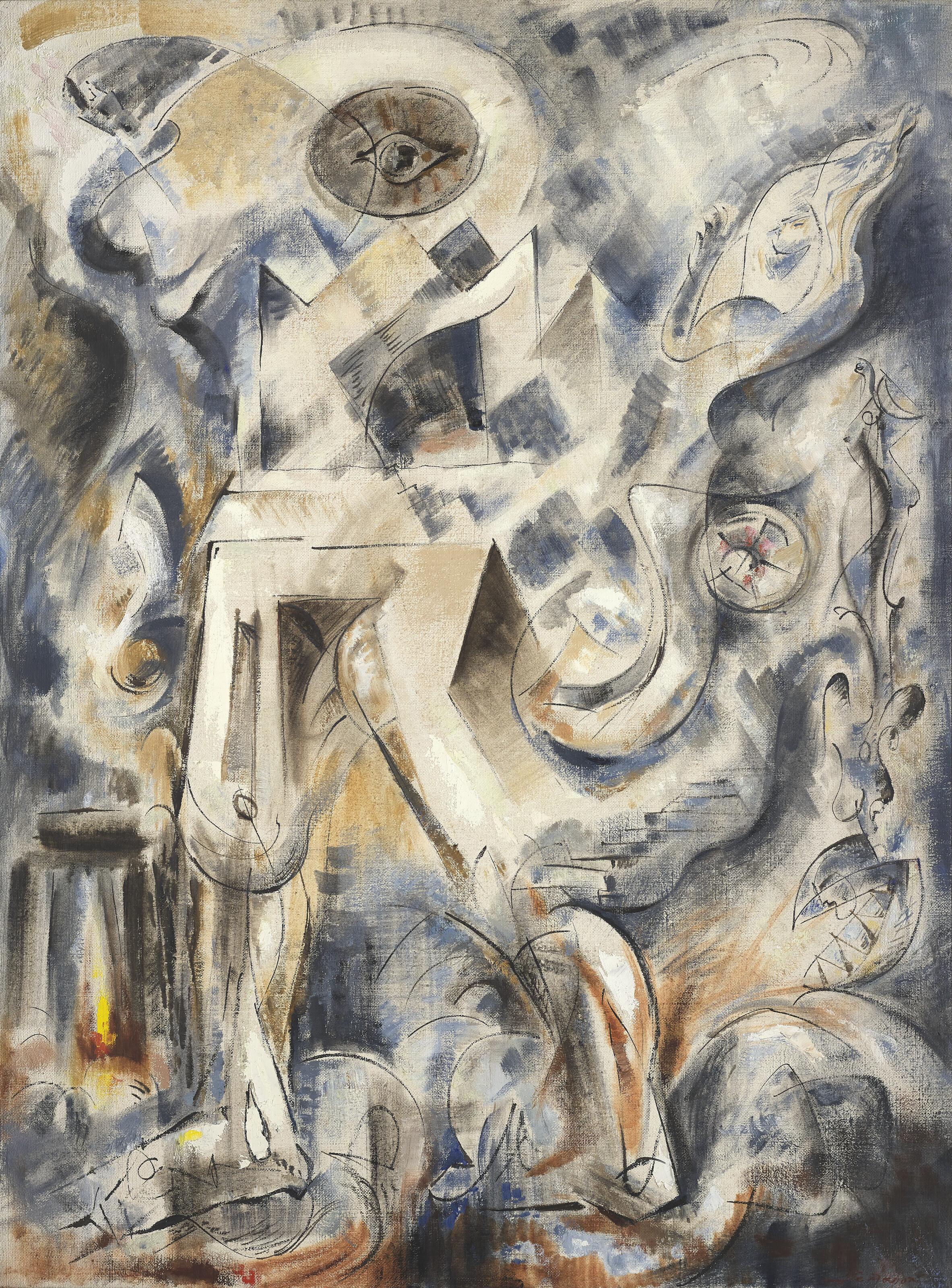 André Masson - Un Cénotaphe dans les nuages