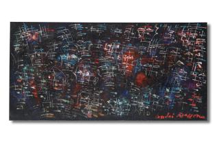 André Masson - Visages dans la nuit des fleurs, 1959