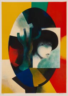 Andre Minaux - Portrait de femme