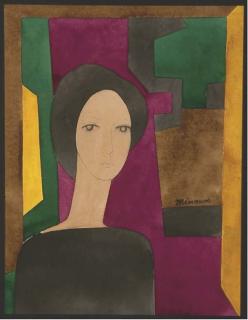 Andre Minaux - Portrait de femme