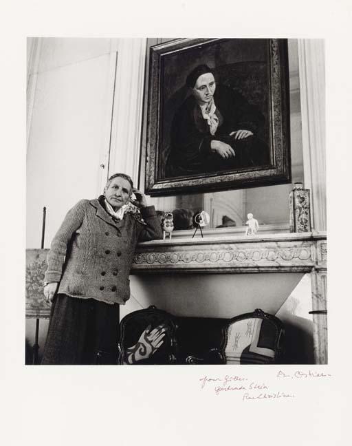 André Ostier - Gertrude Stein dans son salon