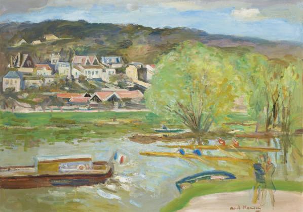 Andre Planson - Bord de Seine à La Ferté