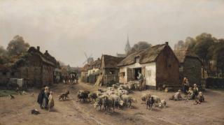 André Plumot - Village de Castel
