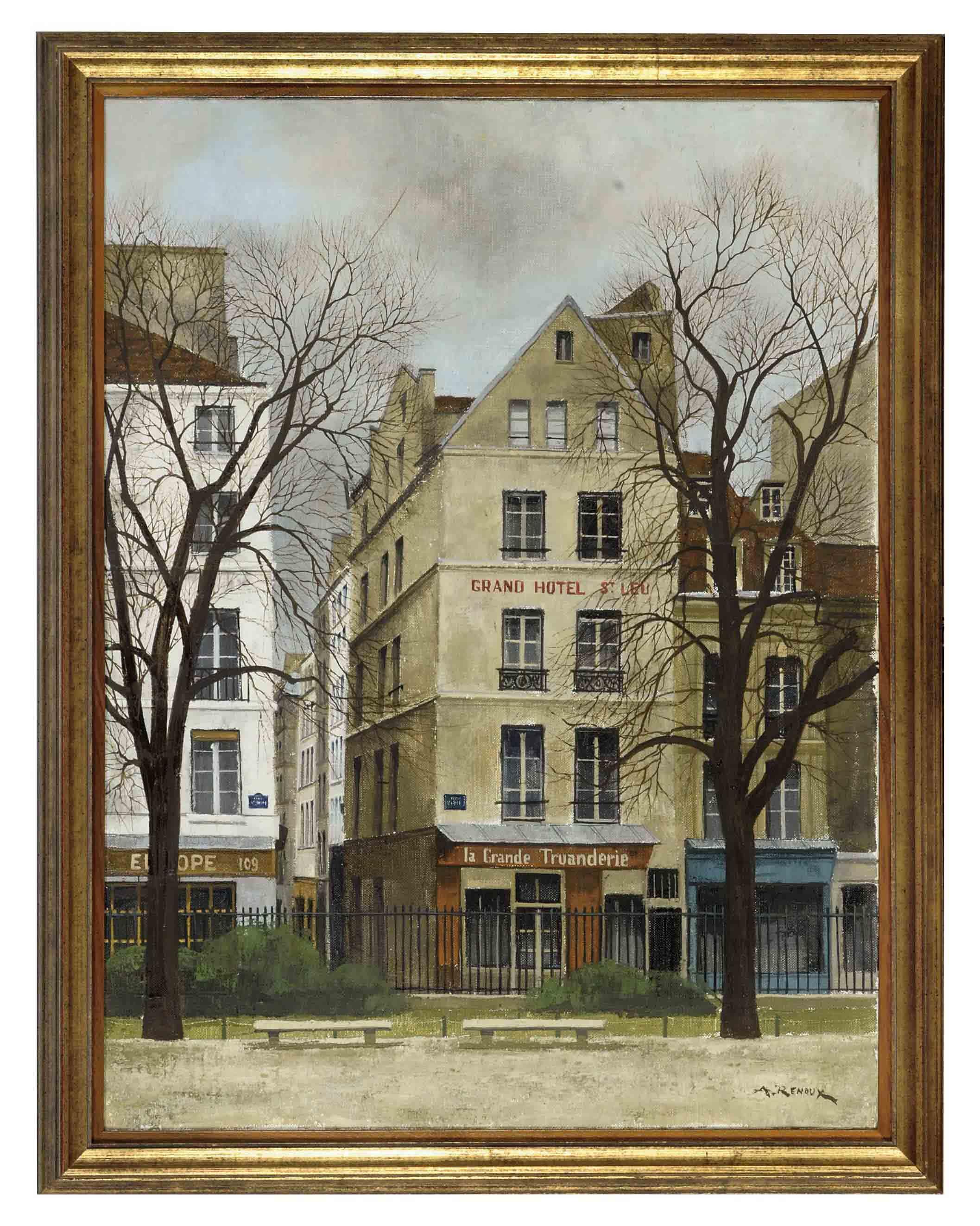 André Renoux - A Parisian square