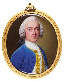 André Rouquet - Portrait Of John Bond (1717-1784), Circa 1745