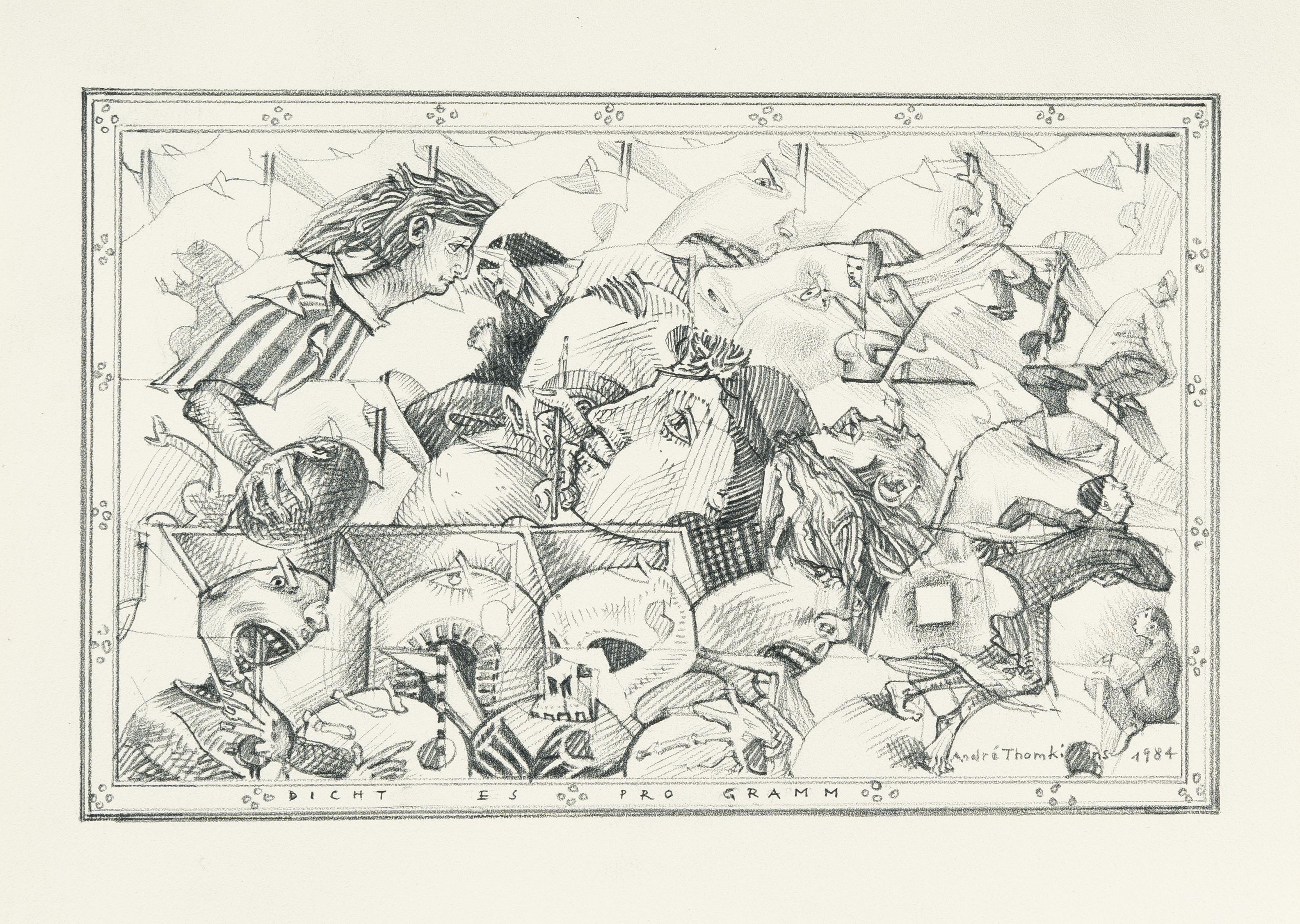 André Thomkins - „DICHT ES PRO GRAMM“