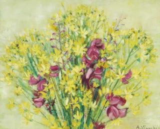 André Vignoles - Bouquet Jaune Aux Pois de Senteur