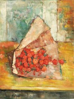 André Vignoles - Still Life with Strawberries
