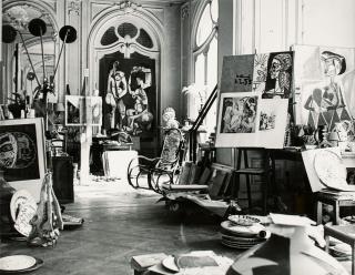 André Villers - L\'Atelier De Picasso À La Villa Californie, Cannes, 1957