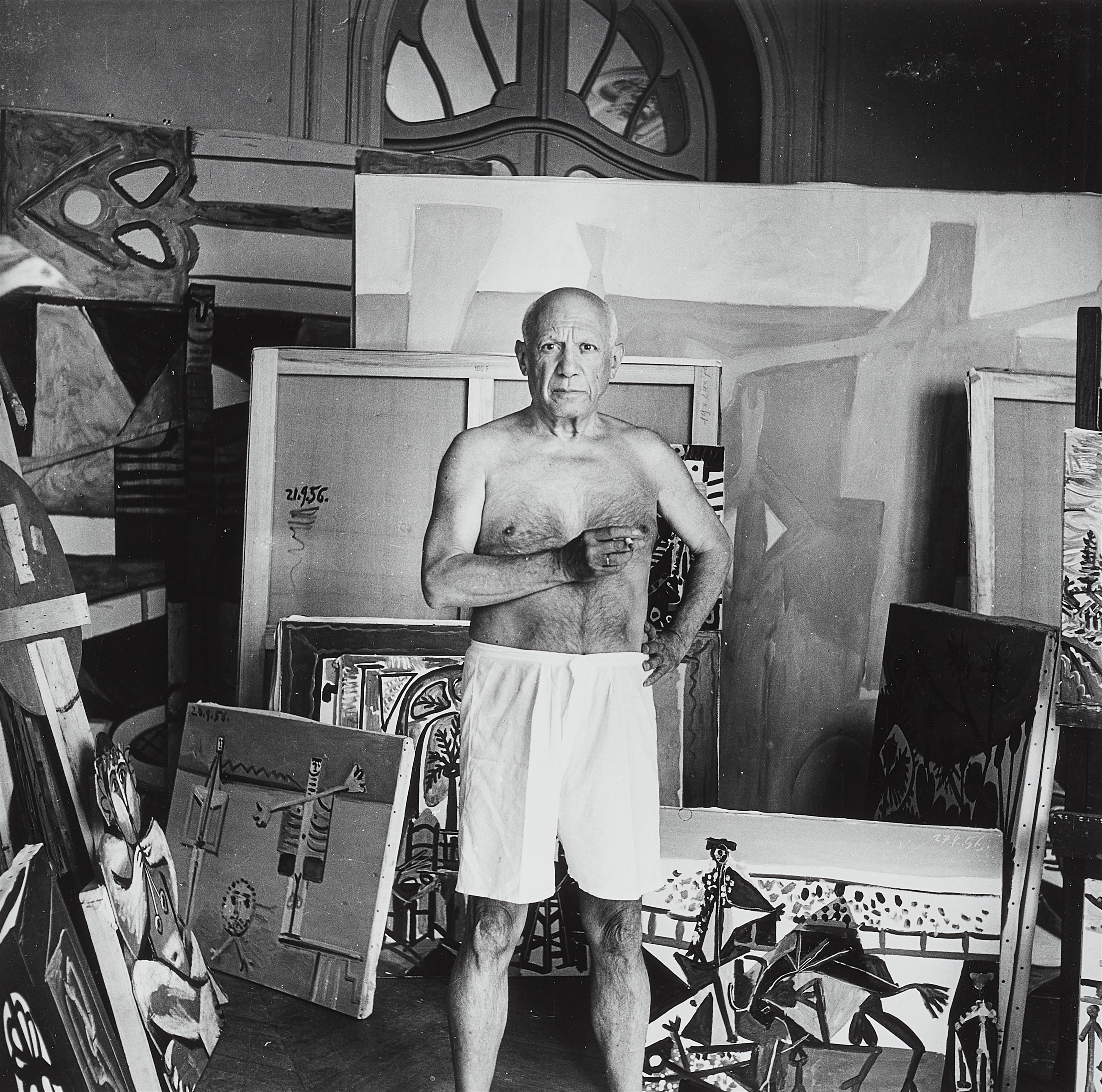 André Villers - Pablo Picasso dans son Atelier