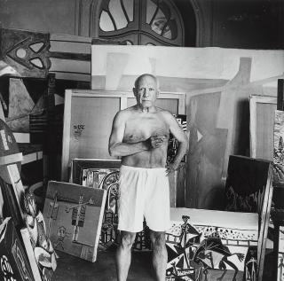 André Villers - Pablo Picasso dans son Atelier