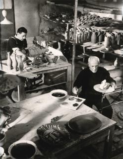 André Villers - \'Picasso Et Jules Agard, Atelier Madoura\', 1953