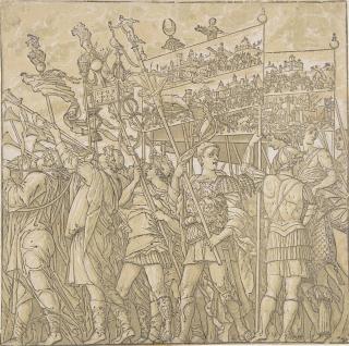 Andrea Andreani - Trionfo di Giulio Cesare, da Mantegna