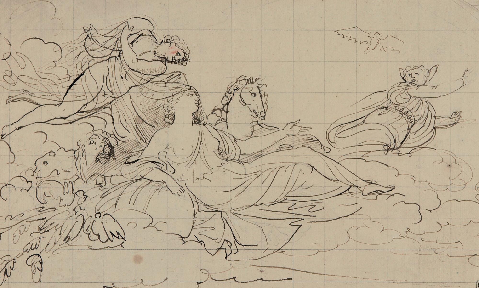 Andrea Appiani d. Ä. - Aurora verjagt die Nacht.