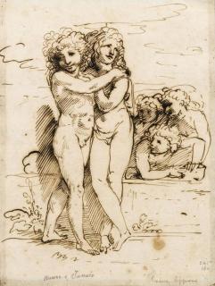 Andrea Appiani - Cupid and Hymen accompanied by amorini