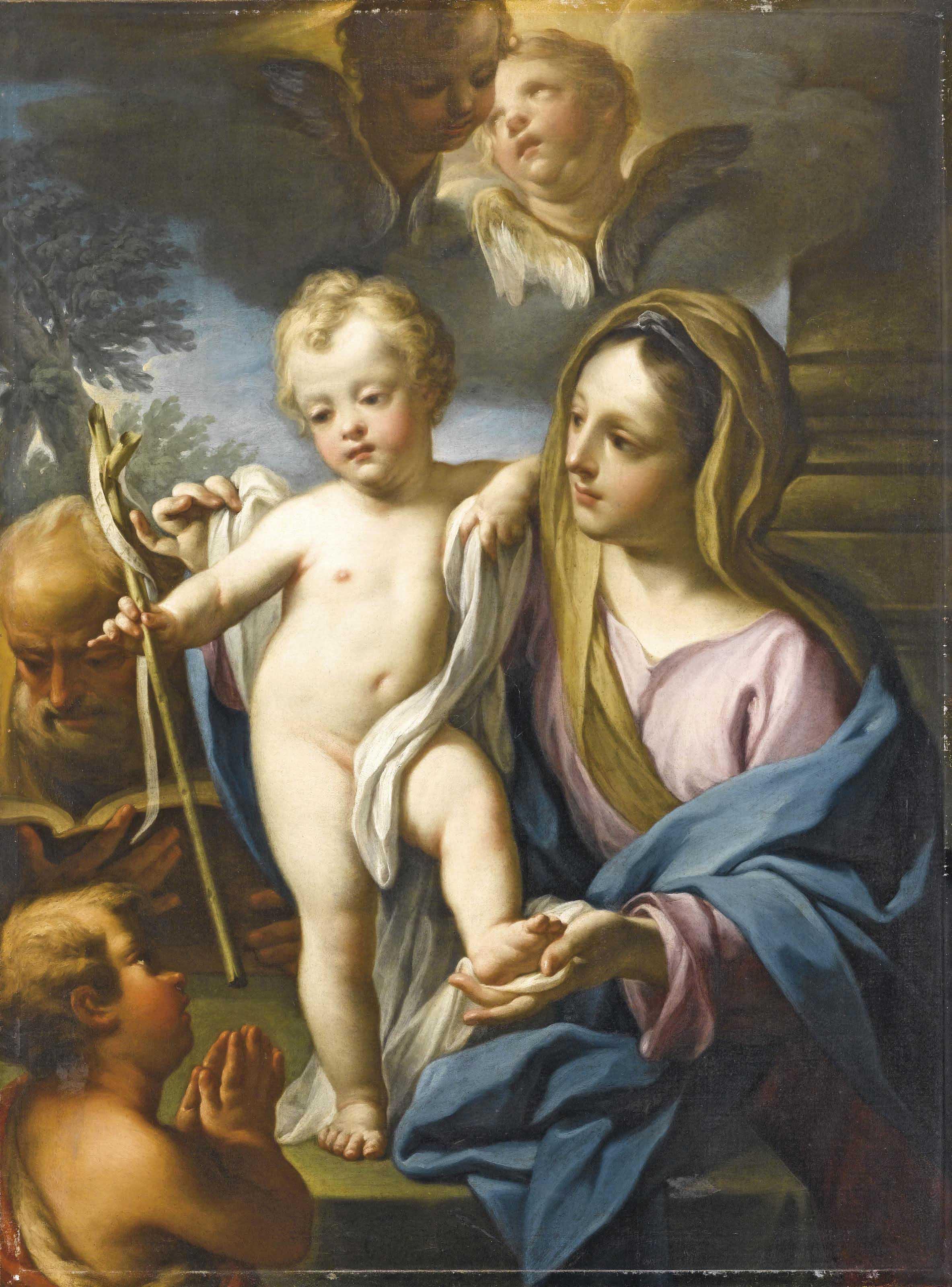 Andrea Casali - Sacra Famiglia con San Giovannino