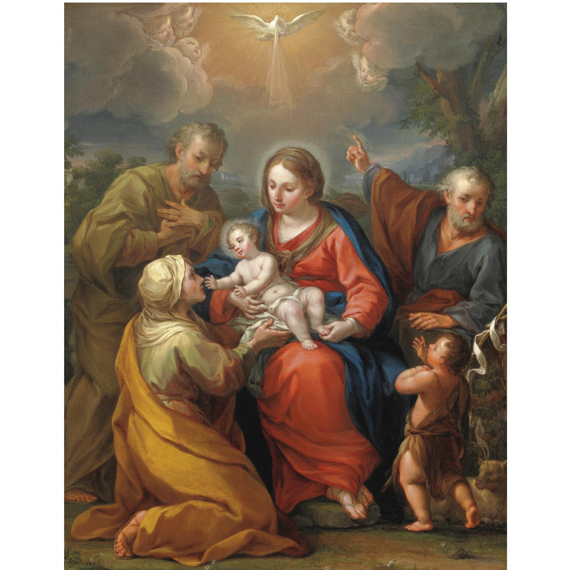 Andrea Casali - Sacra Famiglia E Santi