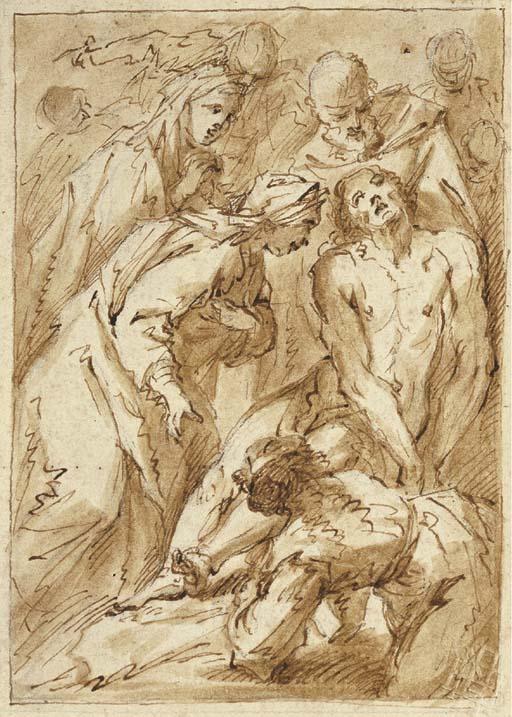 Andrea Celesti - Compianto sul Cristo morto