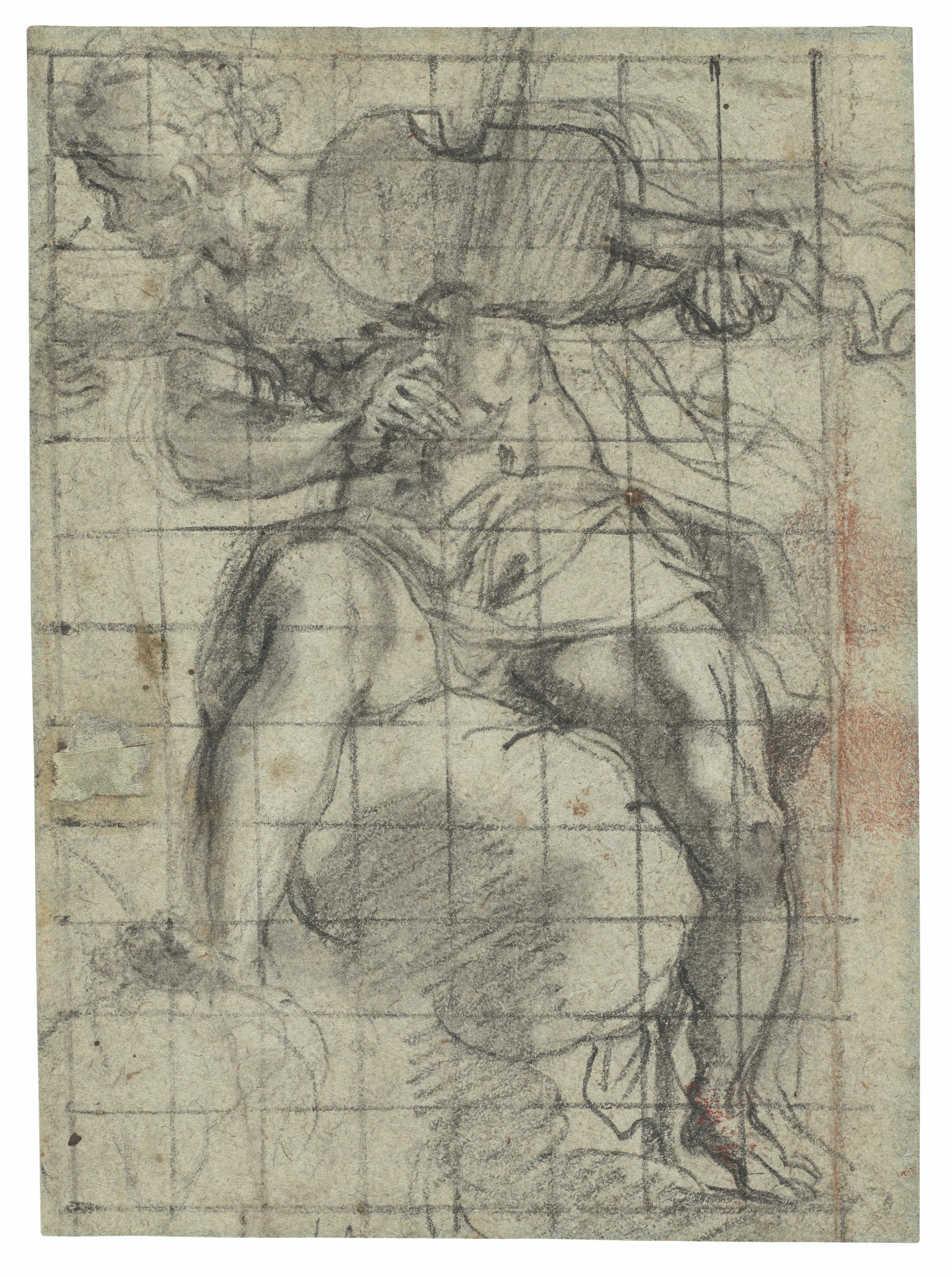 Andrea Lilio - An angel playing a violin