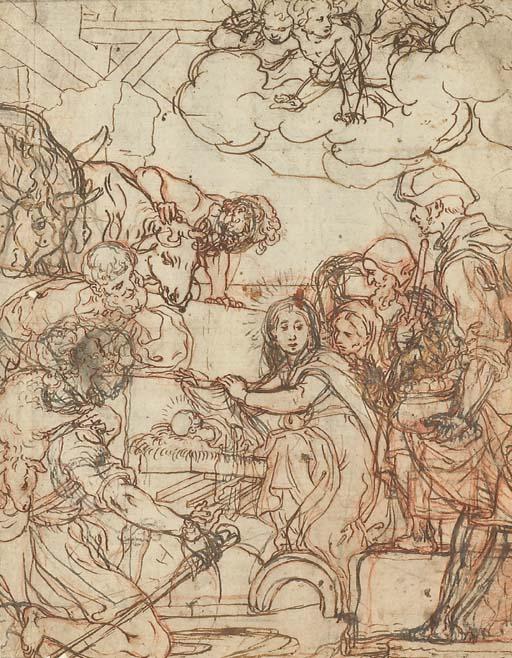 Andrea Lilio - L\'Adoration des Bergers