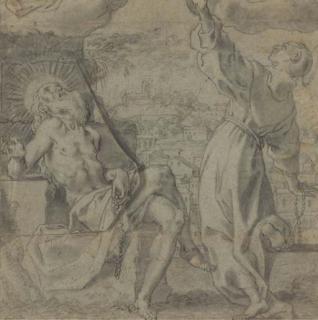 Andrea Lilio - Saint Jérôme et Saint François