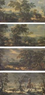 Andrea Locatelli - Les Quatre Saisons : Le Printemps; L\'Eté; L\'Automne; L\'Hiver