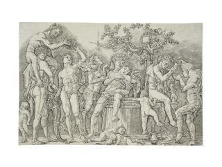 Andrea Mantegna - A Bacchanal With A Wine-Press (B. 19; H. 4; Martineau 74)