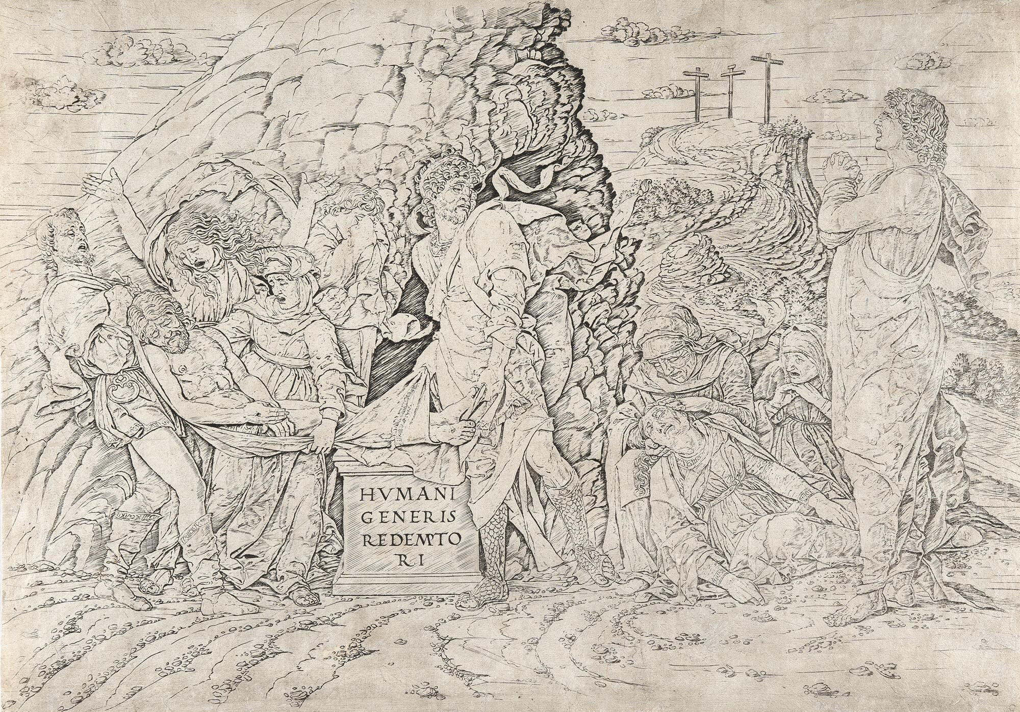 Andrea Mantegna - Humani Generis Redemptori (Die Grablegung Christi)