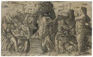 Andrea Mantegna - The Entombment (Bartsch 3; Hind 2; Martineau 39)