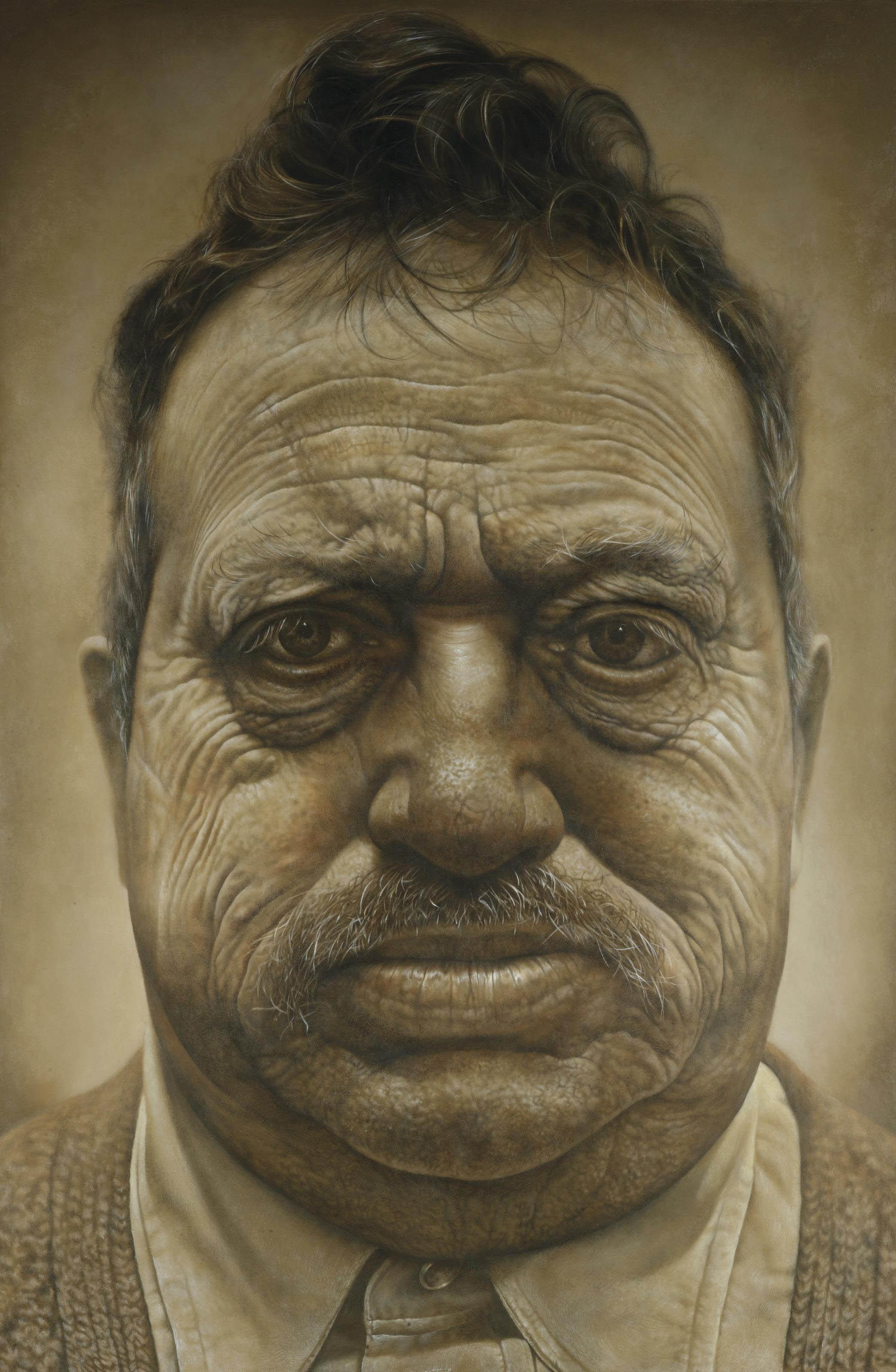Andrea Martinelli - Grande volto di uomo (dittico no1); sequenza no2