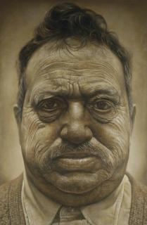 Andrea Martinelli - Grande volto di uomo (dittico no1); sequenza no2