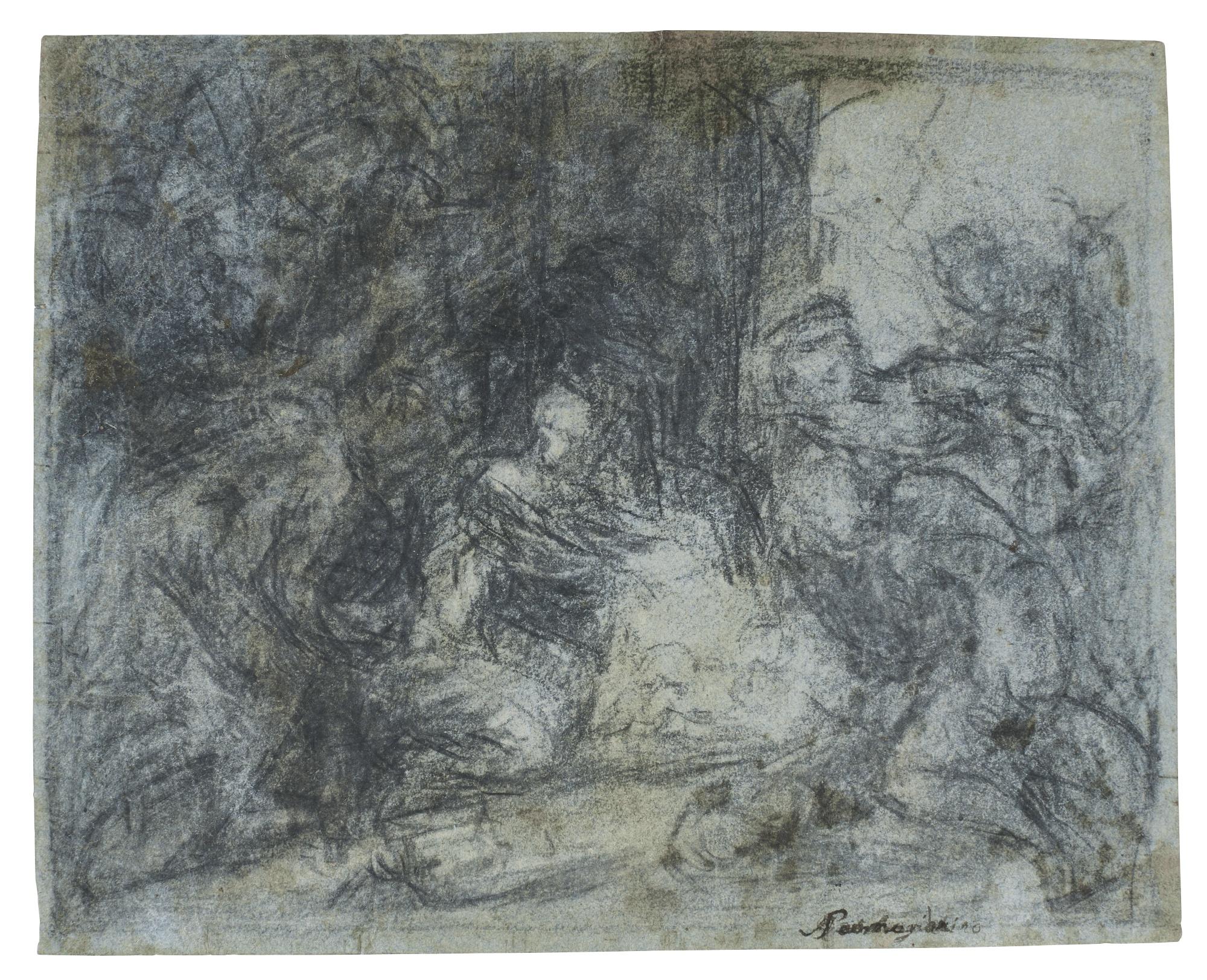 Andrea Meldolla - The Adoration Of The Shepherds