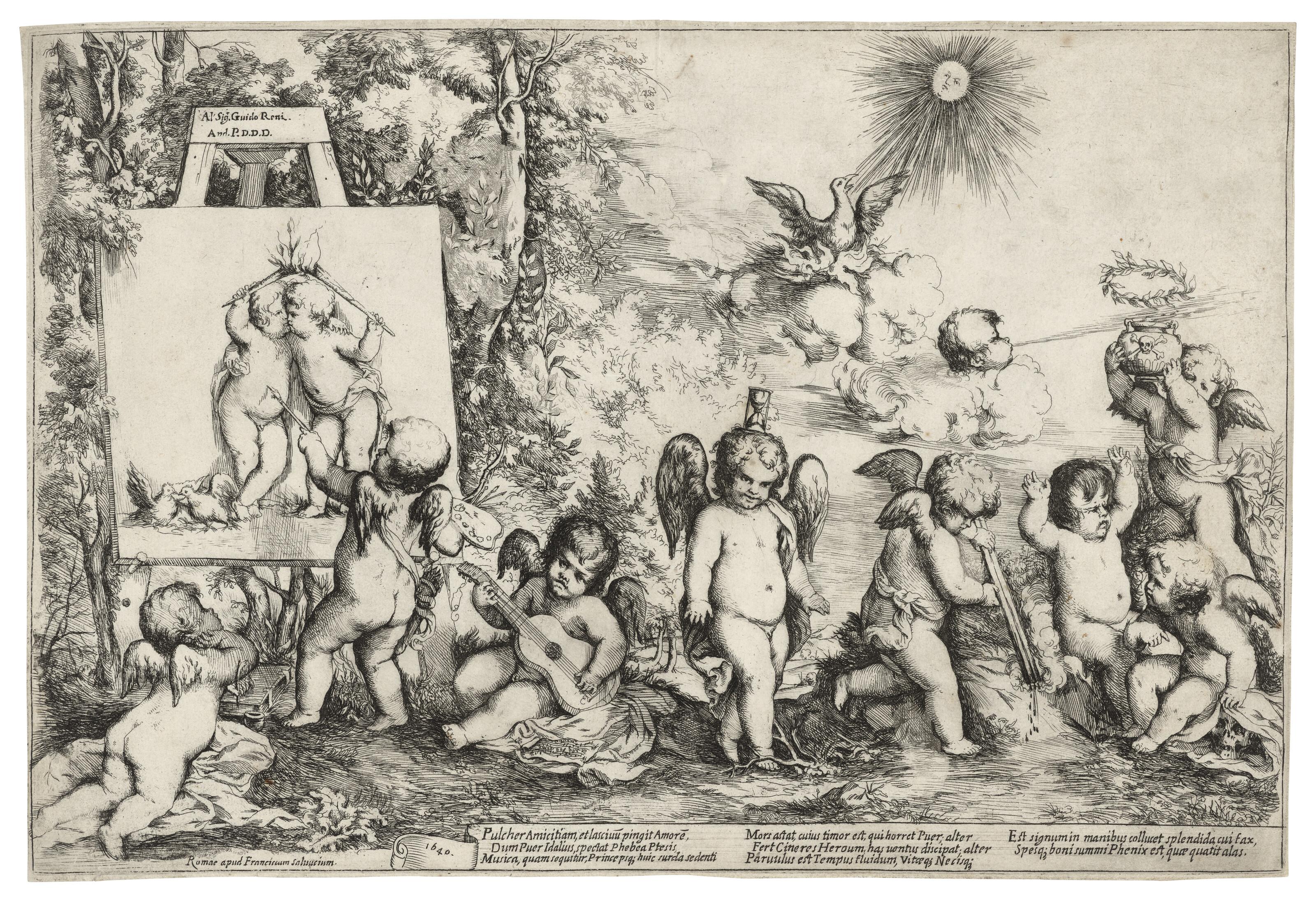 Andrea Podesta - Allegory with Cupid and Putti