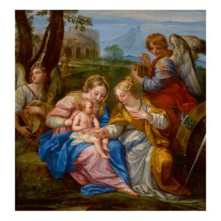 Andrea Procaccini - Mystic Marriage Of Saint Catherine Of Alexandria