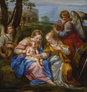 Andrea Procaccini - Mystic Marriage Of Saint Catherine Of Alexandria