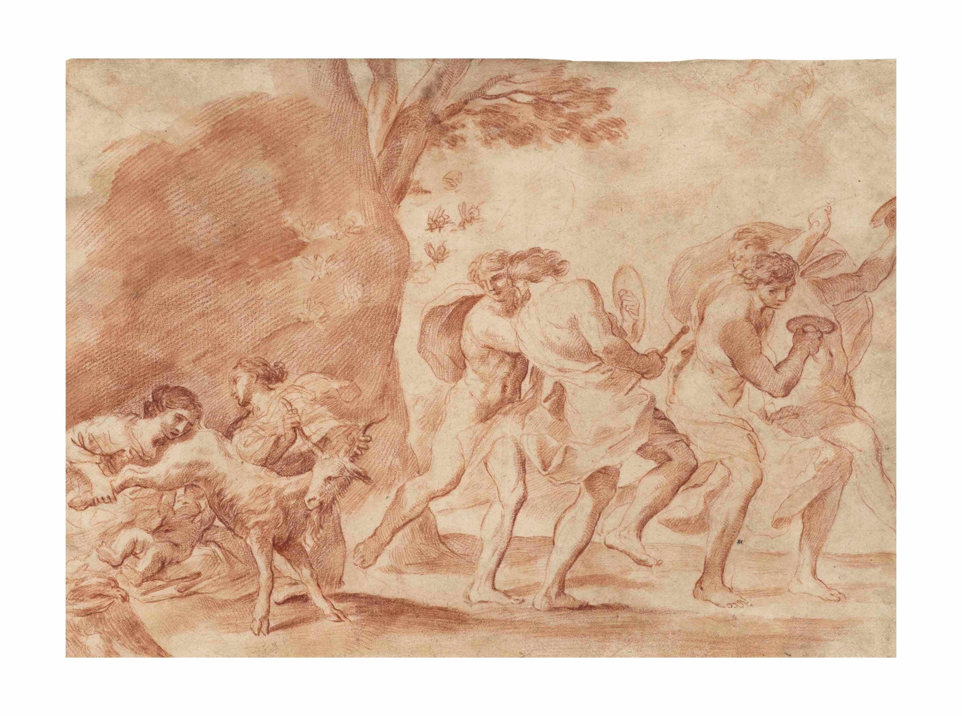 Andrea Sacchi - Allegory of the birth of Maffeo Barberini, later Pope Urban VIII