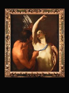 Andrea Sacchi - Daedalus Fastening Wings On His Son Icarus