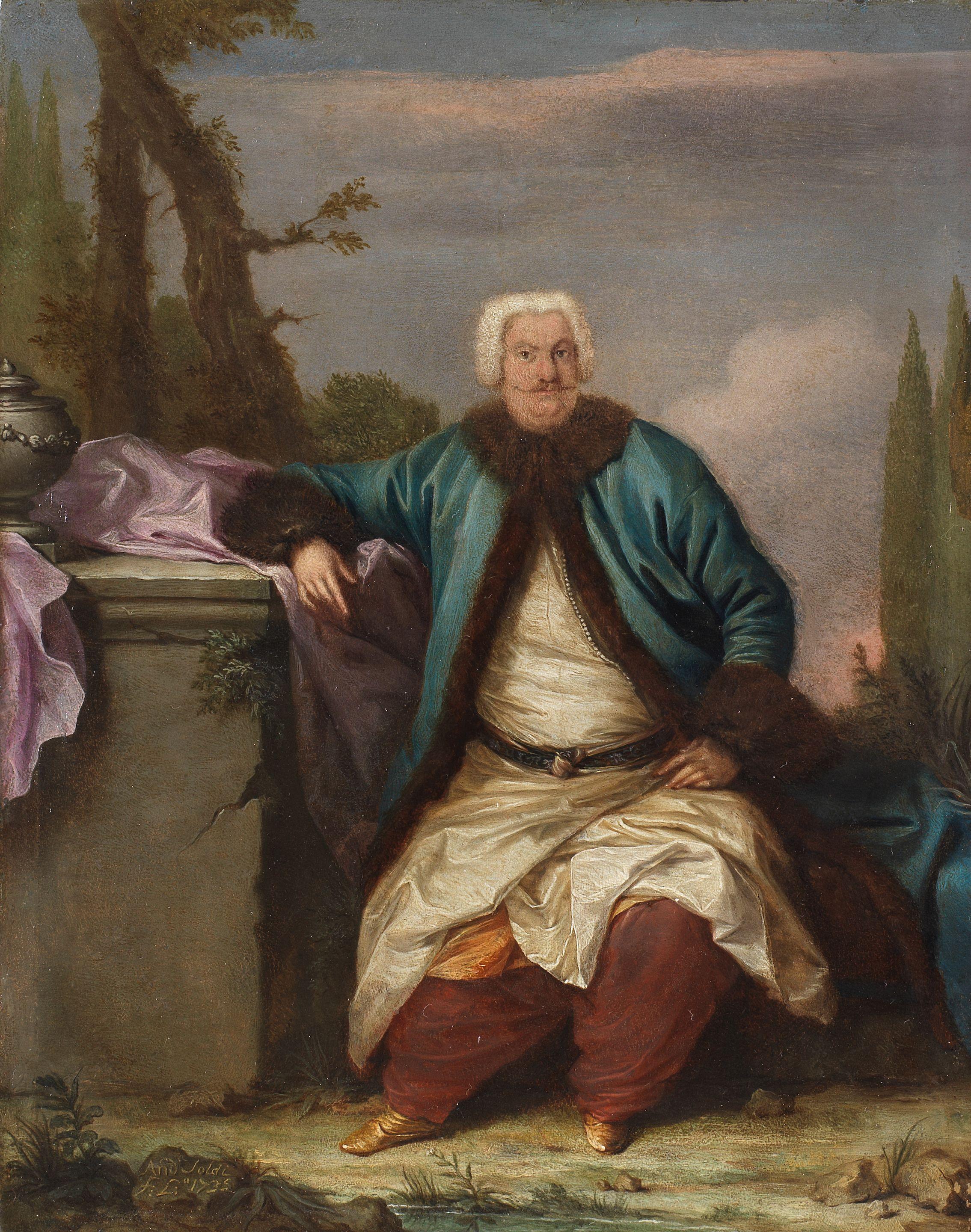 Andrea Soldi - Portrait of a merchant of the Levant company