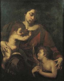 Andrea Vaccaro - Madonna con Bambino e San Giovannino