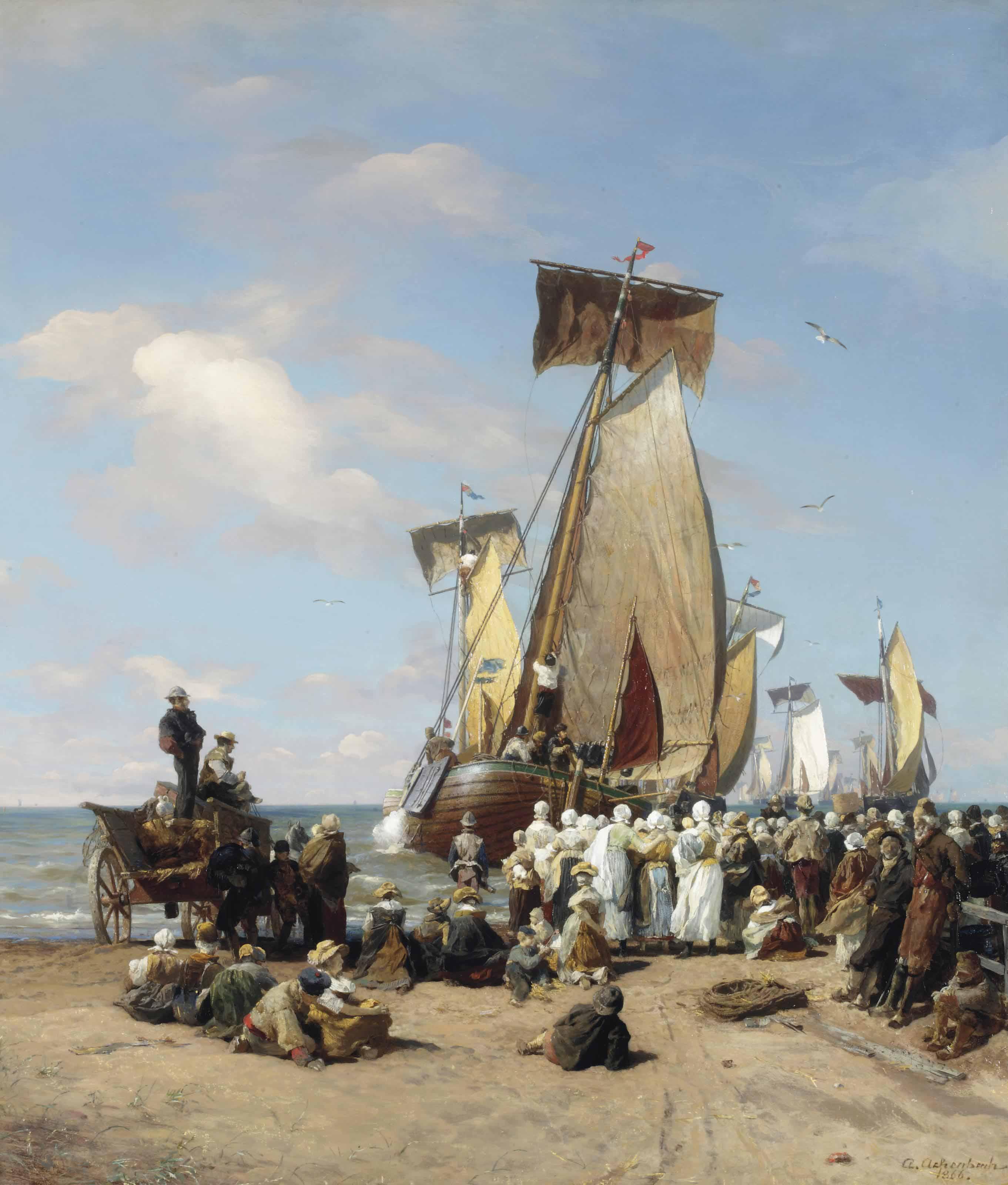 Andreas Achenbach - Farewell To The Fleet