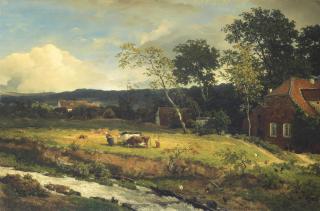Andreas Achenbach - Heissische Landschaft