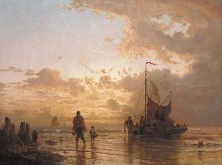 Andreas Achenbach - The fishermen\'s return
