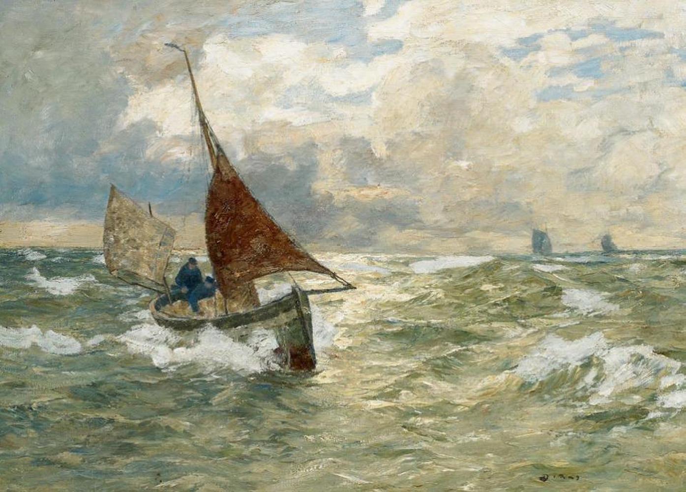 Andreas Dirks - Fischer auf stürmischer See